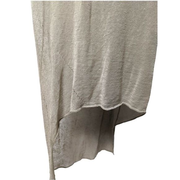 SERIE NUMERICA Linen Multi Knit Lagenlook Asymmetrical Dress S - Picture 8 of 10